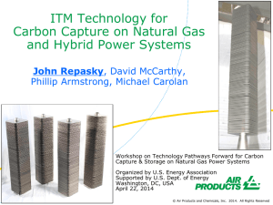 ITM Oxygen Technology - United States Energy Association