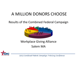 Million Donors Choose