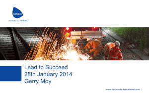 Babcock Lead to Succeed - Health and Safety 28-01