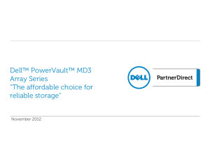 Win with Dell PowerVault Storage Technical