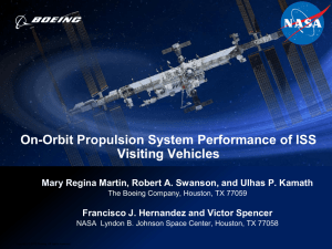 On-Orbit Propulsion System Performance of ISS Visiting Vehicles