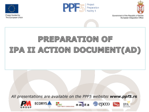 preparation of ipa ii action document(ad)