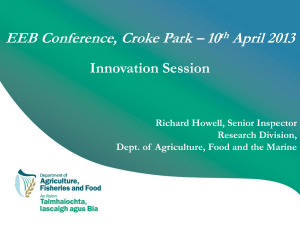 Richard Howell - Irish Department for Agriculture