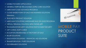product suite - MOBILE PAY, INC.