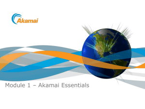 ESD_Module 1_Akamai Essentials..