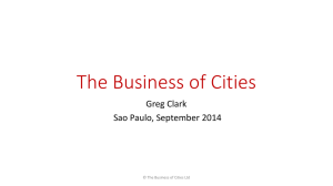The Business of Cities presentation
