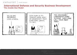 International Defense and Security Business Development