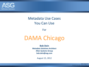 Metadata Use Cases You Can Use