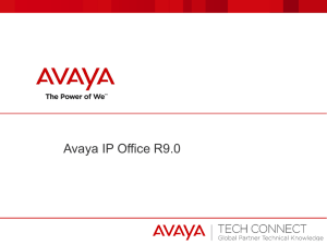 Avaya IP Office Server Edition 9.0