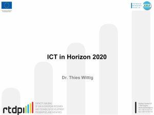 2-5 ICT in H2020.