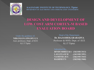 DESIGN AND DEVELOPMENT OF LOW COST ARM