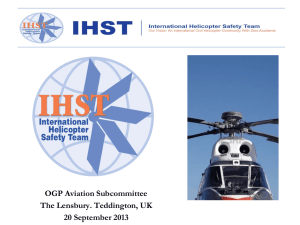 IHST Update - 2013 HeliTech, London