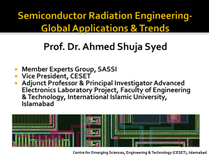 Semiconductor Radiation Engineering- Global Applications