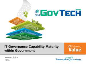 IT Governance Capability Maturity Assessment Framework