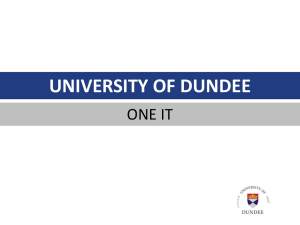 18 November 2014 - University of Dundee