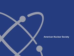 M. Brady Raap Presentation on the American Nuclear Society