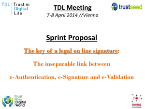 TRUSTSEED: Sprint Proposal