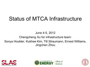 Status of mTCA infrastructure (2)-r1