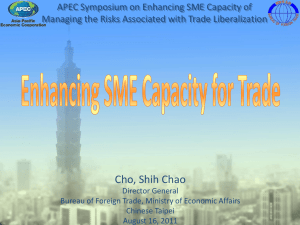 Presentation - APEC SME Crisis Management Center