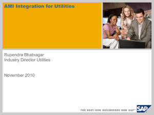 SAP AMI Integration for Utilities