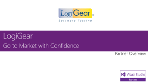 LogiGear Corporation - Visual Studio Industry Partner Program