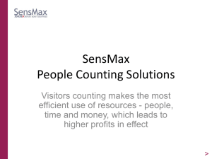SensMax People Counters
