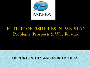 FUTURE OF FISHERIES IN PAKISTAN
