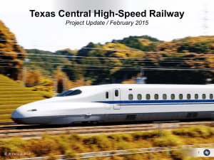 Texas Central High-Speed Railway Project