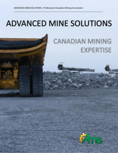 Brochure - Advanced Mine Solutions