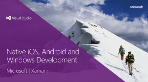 native app development - Support