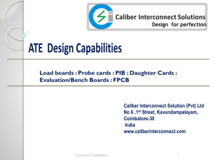 ATE presentation - Caliber Interconnect Solutions