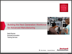 Building the Next Generation Workforce with Rockwell Automation