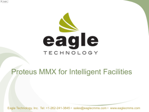 Proteus Alarm Interface - Eagle Technology, Inc.