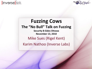 Fuzzing Cows