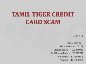 tamil tiger credit card scam spreads to chennai, india
