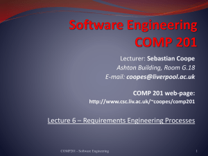 Requirements Engineering Processes