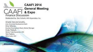 Outlook for US Airlines - 2014 CAAFI General Meeting