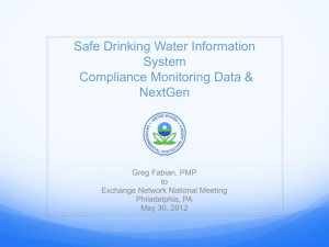 Compliance Monitoring Data & NextGen