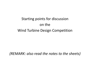 Wind Turbine Wind Design Competition