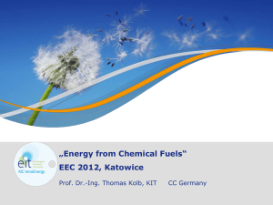 Energy from Chemical Fuels