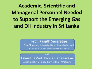 Academic, Scientific and Managerial Personnel Needed to Support