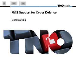4b IITSEC 2012 Netherlands -TNO Cyber Defense