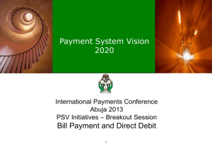 16) The Impact of e-Payments on Bill Payment and Direct Debit