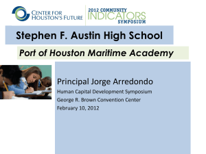 High School - The Center for Houston`s Future
