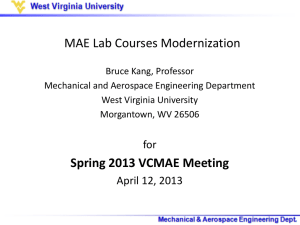 MAE Lab Committee - Mechanical and Aerospace Engineering