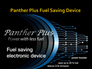 2. Panther Plus Fuel Saving Device