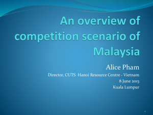 Alice Pham_Malaysia - CUTS Institute for Regulation & Competition