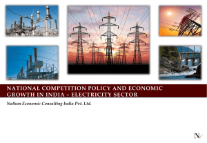 National Competition Policy and Economic Growth in India