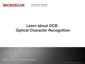 Learn About OCR
