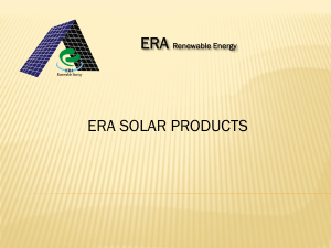 PPT - ERA Renewable Energy